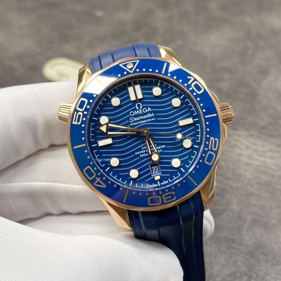  Omega-Seamaster 300m 2019 42mm SS/RU Blue Dial VSF A8800
