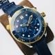  Omega-Seamaster 300M Chronograph 44mm SS/YG/RU Blue Dial TWF A9900