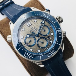  Omega-Seamaster 300M Chronograph 44mm SS/RU Grey Dial TWF A9900