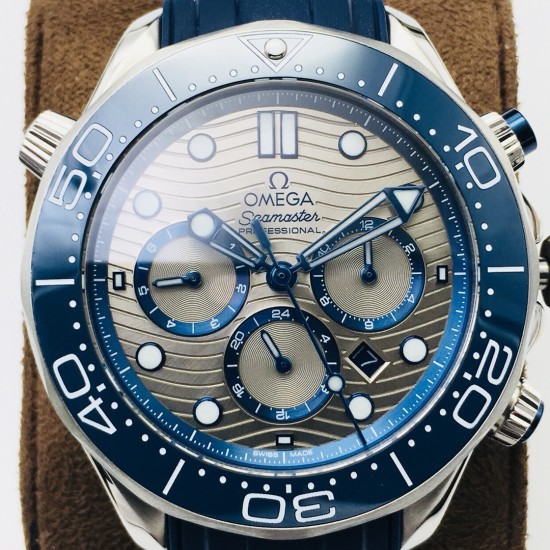  Omega-Seamaster 300M Chronograph 44mm SS/RU Grey Dial TWF A9900