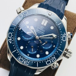  Omega-Seamaster 300M Chronograph 44mm SS/RU Blue Dial TWF A9900