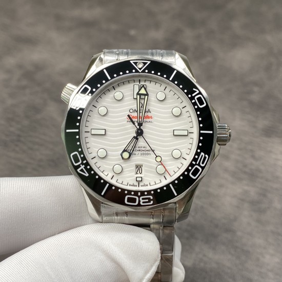  Omega-Seamaster 300m 2019 42mm SS/SS White Dial VSF A8800