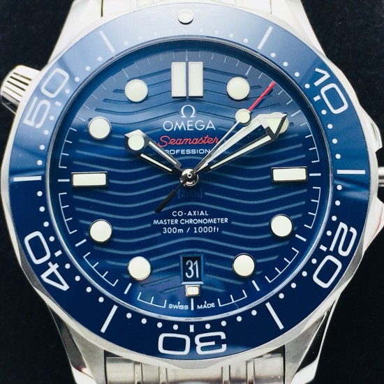  Omega-Seamaster 300m 2025 42mm SS/SS Blue Dial VSF A8800
