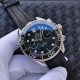  Omega-Seamaster 300m Chronograph 44mm SS/RU Black Dial GDF A9900