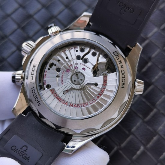  Omega-Seamaster 300m Chronograph 44mm SS/RU Black Dial GDF A9900