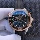  Omega-Seamaster 300m Chronograph 44mm SS/RG/RU Black Dial GDF A9900