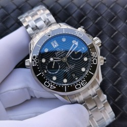  Omega-Seamaster 300m Chronograph 44mm SS/SS Black Dial GDF A9900