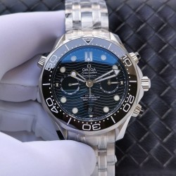  Omega-Seamaster 300m Chronograph 44mm SS/SS Black Dial GDF A9900