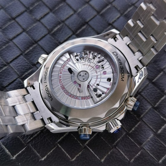  Omega-Seamaster 300m Chronograph 44mm SS/SS Black Dial GDF A9900