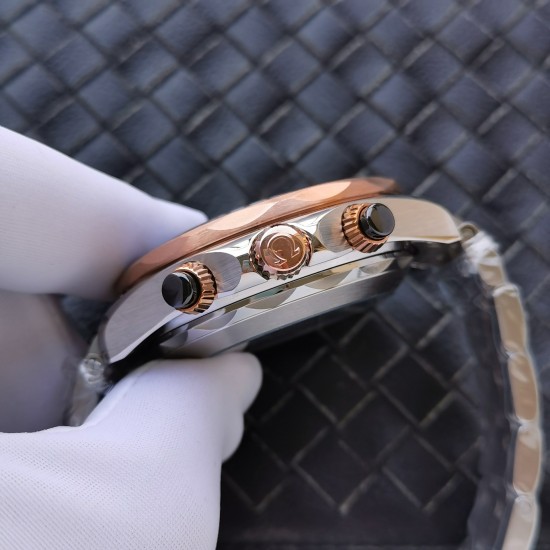  Omega-Seamaster 300m Chronograph 44mm SS/RG/SS Black Dial GDF A9900