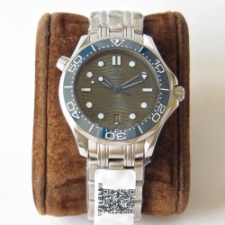  Omega-Seamaster 300m 42mm SS/SS Grey Dial URF A8800