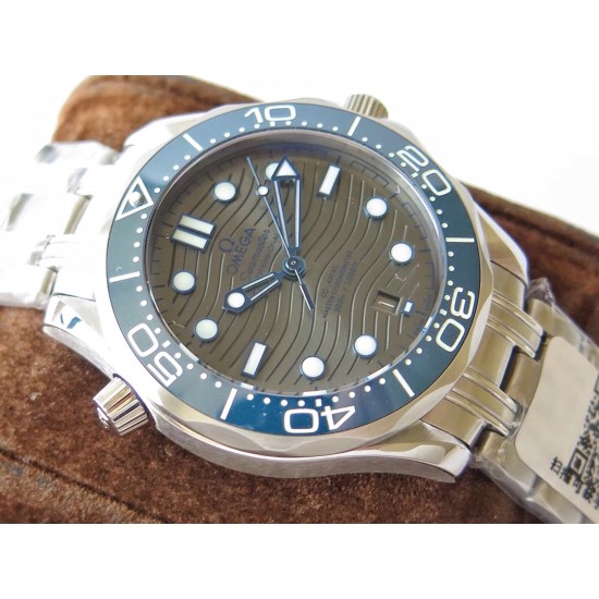  Omega-Seamaster 300m 42mm SS/SS Grey Dial URF A8800