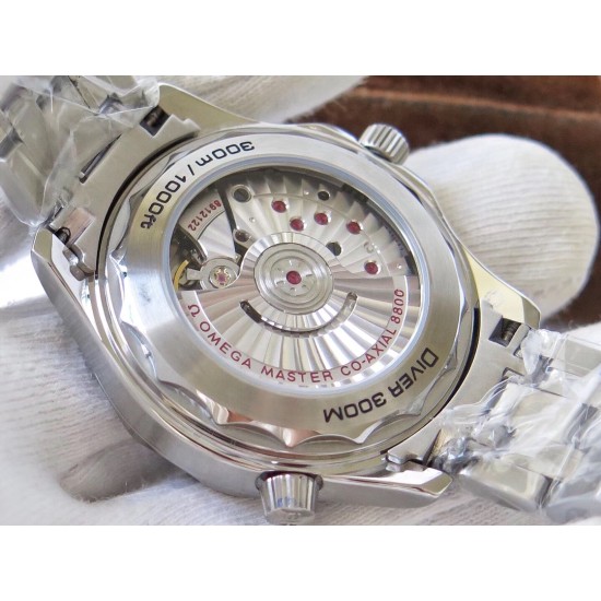  Omega-Seamaster 300m 42mm SS/SS Grey Dial URF A8800