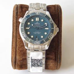  Omega-Seamaster 300m 42mm SS/SS Blue Dial URF A8800