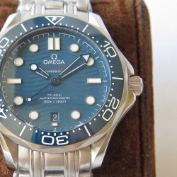  Omega-Seamaster 300m 42mm SS/SS Blue Dial URF A8800