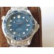  Omega-Seamaster 300m 42mm SS/SS Blue Dial URF A8800