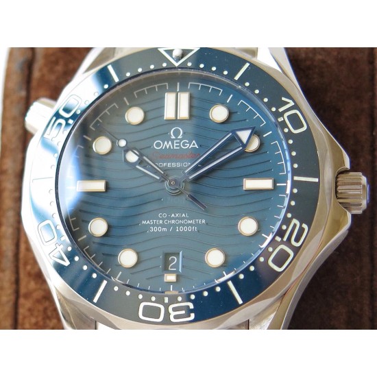  Omega-Seamaster 300m 42mm SS/SS Blue Dial URF A8800