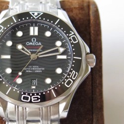  Omega-Seamaster 300m 42mm SS/SS Black Dial URF A8800