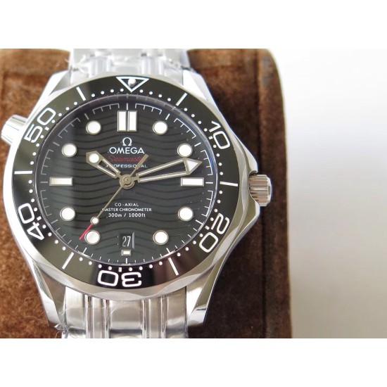  Omega-Seamaster 300m 42mm SS/SS Black Dial URF A8800