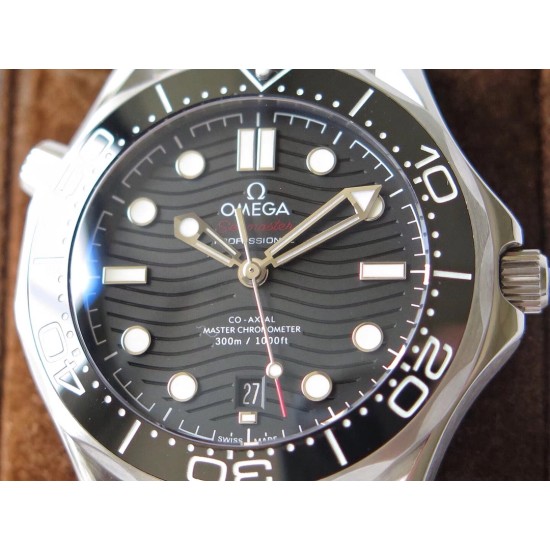  Omega-Seamaster 300m 42mm SS/SS Black Dial URF A8800