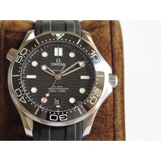  Omega-Seamaster 300m 42mm SS/RU Black Dial URF A8800