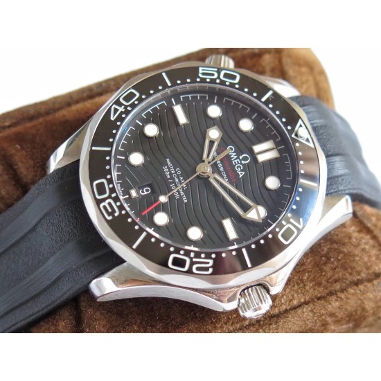  Omega-Seamaster 300m 42mm SS/RU Black Dial URF A8800