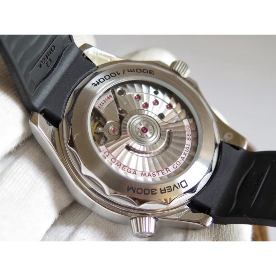  Omega-Seamaster 300m 42mm SS/RU Black Dial URF A8800