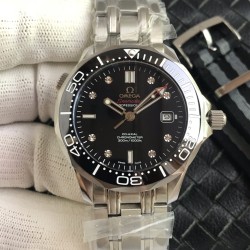  Omega-Seamaster 300m 42mm SS/SS Black Dial URF A8800