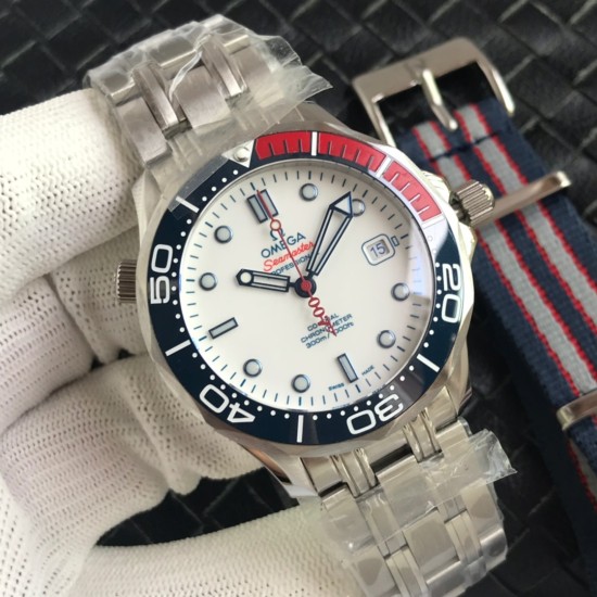  Omega-Seamaster 300m 42mm SS/SS Black Dial URF A8800