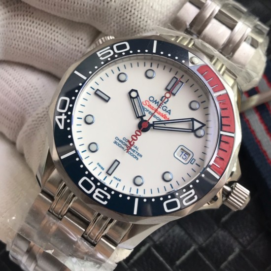  Omega-Seamaster 300m 42mm SS/SS Black Dial URF A8800