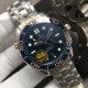  Omega-Seamaster 300m 42mm SS/RG/SS Blue Dial GBF A8800