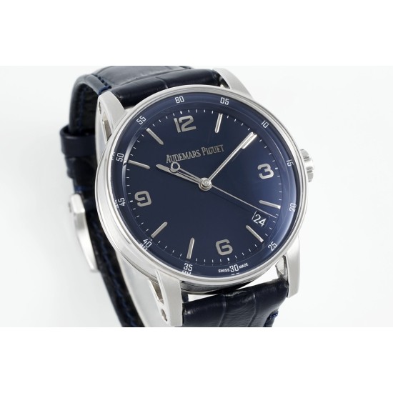 Audemars Piguet-Code11.59 15210 41mm SS/LE Blue Dial APSF A4302 Super Clone