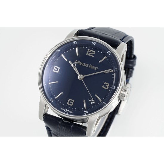 Audemars Piguet-Code11.59 15210 41mm SS/LE Blue Dial APSF A4302 Super Clone