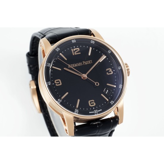 Audemars Piguet-Code11.59 15210 41mm RG/LE Black Dial APSF A4302 Super Clone
