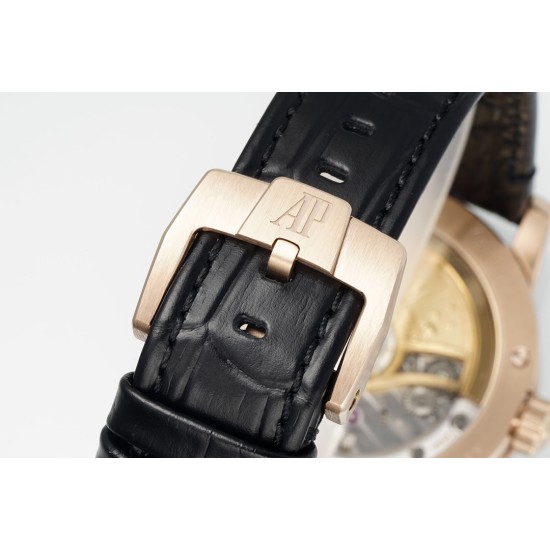 Audemars Piguet-Code11.59 15210 41mm RG/LE Black Dial APSF A4302 Super Clone