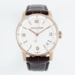 Audemars Piguet-Code11.59 15210 41mm RG/LE White Dial APSF A4302 Super Clone