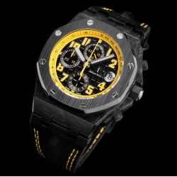 Audemars Piguet-Royal Oak Offshore 26176FO 42mm SS/RU Black Dial TKF A7750