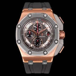 Audemars Piguet-Royal Oak Offshore 26401RO 44mm RG/RU Black Dial TKF A7750