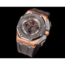 Audemars Piguet-Royal Oak Offshore 26401RO 44mm RG/RU Black Dial TKF A7750