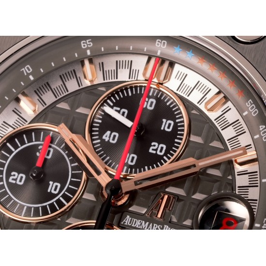 Audemars Piguet-Royal Oak Offshore 26401RO 44mm RG/RU Black Dial TKF A7750