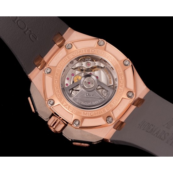 Audemars Piguet-Royal Oak Offshore 26401RO 44mm RG/RU Black Dial TKF A7750