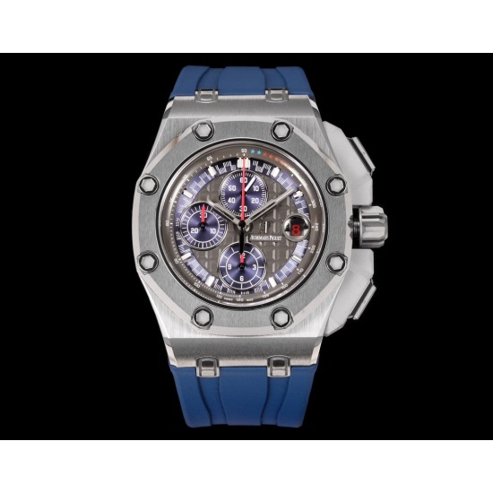 Audemars Piguet-Royal Oak Offshore Schumacher 44mm SS/RU Grey Dial TKF A3126