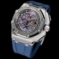 Audemars Piguet-Royal Oak Offshore Schumacher 44mm SS/RU Grey Dial TKF A3126