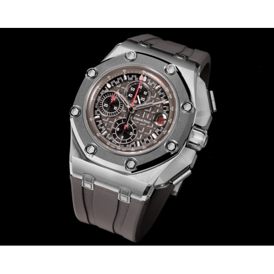 Audemars Piguet-Royal Oak Offshore Schumacher 44mm SS/RU Grey Dial TKF A3126
