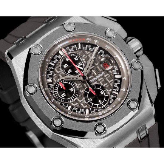 Audemars Piguet-Royal Oak Offshore Schumacher 44mm SS/RU Grey Dial TKF A3126