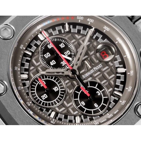 Audemars Piguet-Royal Oak Offshore Schumacher 44mm SS/RU Grey Dial TKF A3126