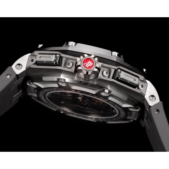 Audemars Piguet-Royal Oak Offshore Schumacher 44mm SS/RU Grey Dial TKF A3126