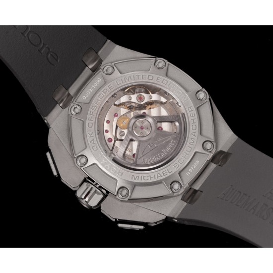 Audemars Piguet-Royal Oak Offshore Schumacher 44mm SS/RU Grey Dial TKF A3126