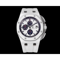 Audemars Piguet-Royal Oak Offshore 44mm Ceramic/RU White/Stk TKF A3126