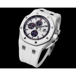Audemars Piguet-Royal Oak Offshore 44mm Ceramic/RU White/Stk TKF A3126